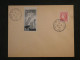 DI 18 FRANCE   BELLE LETTRE RARE   1946   FETE DE L AVIATION DE DAX    +VIGNETTE+AFF. INTERESSANT+++ - 1927-1959 Lettres & Documents