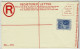 Barbados, Ganzsachen-Umschlag / Stationery Registered Letter - Barbados (...-1966)