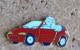 Pin's Automobile Peugeot Cabriolet Avec Bonhomme Michelin  Signé FRAISSE - Peugeot