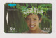 COOK ISLANDS - Head Garland GPT Magnetic Phonecard - Cook-Inseln