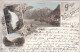 E4360) GRUSS Aus HALLSTATT - LITHO - Gosaumühle - Waldbachstrub - Ort - Litho Louis Glaser - Hallstatt