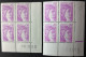 N°2120,2120a** Sabine 0.60F Lilas-rose Et GT Coins Datés X2 - 1980-1989