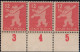 Germany 1945 Stadt Berlin 12 Pf Paper WAZ Plateflaw Mi IV MNH Certified Ströh BPP "Nostril" - Berlino & Brandenburgo