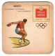 Sous-bock STELLA ARTOIS Jeux Olympiques MEXICO 1968 LANCEMENT DU DISQUE - Autres & Non Classés