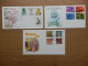 LOT DE 3 ENVELOPPES FDC 1976 CHRISTMAS ALEXANDER GRAHAM BELL BRITISH CULTURAL TRADITIONS - 1971-1980 Decimal Issues