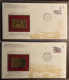 1985 Hong Kong 22K Gold Historical Buildings FDC Complete Set Of 4 MNH  **LIMITED EDITION ** - Ungebraucht