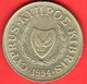 Cipro - Chyprus - Kıbrıs - Chypre - 1994 - 20 Cents - QFDC/aUNC - Come Da Foto - Zypern