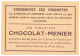 IMAGE CHROMO CHOCOLAT MENIER NOISIEL 231 ITALIE POMPEI MAISON VETII CITE ANTIQUE SANCTUAIRE CULTE LARES CAMPANIE UNESCO - Menier