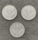 LOTS DE 3 PIECES ETAT FRANCAIS 50 CTS 1944 - 50 Centimes