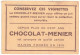 IMAGE CHROMO CHOCOLAT MENIER  N° 500 DANEMARK COPENHAGUE MUSEE NATIONAL ARCHEOLOGIE PREHISTOIRE ANCIENNE RESIDENCE ROYAL - Menier