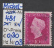 1947 - NIEDERLANDE - FM/DM "Königin Wilhelmina" 10 C Rotviolett - O Gestempelt - S. Scan (481o 01-08 Nl) - Gebruikt