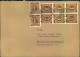 1947, Fernbrief Mit 8-mal 3 Pfg. Ziffer - Cartas & Documentos