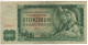 CZECHOSLOVAKIA   100 Korun  Dated 1961  P91g    Prefix T  "Worker, Peasant Woman + Charles Bridge At Back " - Tchécoslovaquie