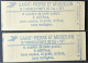 Variété Carnets 464a** X2 , Découpe En Biais Couverture Et Exemplaire Normal 44FF - Unused Stamps