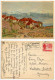 Switzerland 1957 Postcard Pro Infirmis - Painting By Jacques Odier - Rivaz; 25c. Lake Dam Stamp; Radio Slogan Cancel - Rivaz