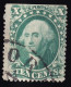 Estados Unidos, 1858 Scott. 33, 10 ¢. Green, III - Used Stamps