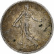 France, Franc, Semeuse, 1917, Paris, Rotated Die Error, Argent, TTB, KM:844.1 - Varietà E Curiosità