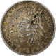 France, Franc, Semeuse, 1917, Paris, Rotated Die Error, Argent, TTB, KM:844.1 - Abarten Und Kuriositäten