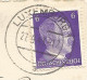 N° 785 D'Allemagne (Hitler , 6 Pf Violet) Sur Carte-vue De Luxembourg à Bonnevoie (1943) - 1940-1944 Occupazione Tedesca