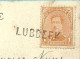 135 Op Kaart Met Naamstempel LUBBEEK Als Noodstempel Gebruikt - Fortune (1919)