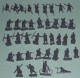 1/72e Lot ATLANTIC Soldats Français Manteaux Longs WWI WW1 Poilus Vélo 1ere Guerre Jeu Jouet Figurine Vintage, Airfix - Army