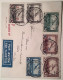 R ! LES DEUX 1ER SERIE DE POSTE AÉRIENNE(1930 PA1-4+1935 6-7)lettre>Schweiz (Luftpost Par Avion Air Post Stamp Belgium - Covers & Documents
