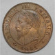 GADOURY 87 - 1 CENTIME 1861 BB STRASBOURG TYPE NAPOLEON III - SUP - KM 795.2 - 1 Centime