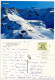 Switzerland 1997 Postcard Bergstation Hohsaas, Gletscherabfahrt Bei Saas Grund; 90c. Railroad Mail Car Stamp - Saas-Grund