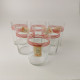 Vintage Soviet Russian Set Of 6 Tea Cup Glasses Podstakannik Holders USSR #5485 - Kopjes