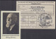 ⁕ Austria 1995 ⁕ Aufgabeschein - Receipt - Österreichische Posting Coupon 50th UNO ⁕ With A Photo "Dr. Karl Renner" - Cartas & Documentos