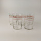 Vintage Soviet Russian Set Of 6 Tea Cup Glasses Podstakannik Holders USSR #5486 - Tasses