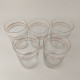 Vintage Soviet Russian Set Of 6 Tea Cup Glasses Podstakannik Holders USSR #5486 - Tasses