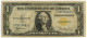 1 DOLLARO OCCUPAZIONE AMERICANA DELLA SICILIA SIGILLO GIALLO 1935 A BB - Allied Occupation WWII