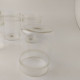 Delcampe - Vintage Saale-Glas GDR Set Of 5 Tea Cup Glasses For Podstakannik Holders #5487 - Tazze