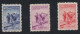 Scarce! 1954 Rep. Of China, Taiwan, Scott # B14-16 Set Semi-post Stamps, "Help N. Vietnam Chinese Refugees", Unused - Ungebraucht