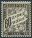 ** N°21 60c Noir, Signé JF Brun - TB - Andere & Zonder Classificatie