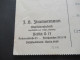 Bizone Netzaufdruck Mi.Nr.40 II EF Stempel Berlin W 15 Firmen PK F.H. Zimmermann Maschinenfabrik Berlin O 17 Andreasstr. - Brieven En Documenten