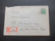 Bizone 1.7.1948 Netzaufdruck Mi.Nr.51 II EF Einschreiben Not R-Zettel Gestempel Oldenburg (Old) - Wesermünde Lehe - Briefe U. Dokumente