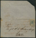 1867 Denmark 2sk Large Oval On (Large Part)  Entire - Holland - Storia Postale