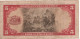 CHILE   5  Escudos ,       P138  ( ND 1964   Manuel Bulnes + Painting Battle Of Rancagua ) - Chile