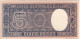 CHILE   5  Pesos (1/2 Condor),     P110  ( ND 1947-58)    Bernardo O'Higgins At Front - Cile