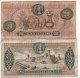 COLOMBIA     Two Notes  5 & 20  Pesos  Oro  P406 + P409 - Colombia