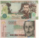 COLOMBIA     Two Notes 2000 & 5000  Pesos  P452 + P457 - Colombia