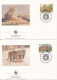 Russia FDC 25-11-1993 WWF Siberian Tigers Complete Set Of 4 On 4 Covers With Cachet - FDC