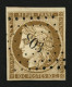 10c CERES Bistre-Brun (n°1a) Obl. PC 803. Cote 475€. TTB. - 1849-1850 Ceres