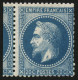 20c Lauré Type I Bleu Foncé (n°29Aa) Neuf **. Qqles Dents Courtes. Trés Frais. Gomme Superbe. TTB. - 1863-1870 Napoleone III Con Gli Allori