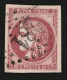 80c BORDEAUX (n°49) TTB Margé Obl. GC. Signé SCHELLER. Superbe. - 1870 Ausgabe Bordeaux