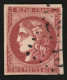 80c BORDEAUX Nuance GROSEILLE (n°49d) Obl. GC. Cote 1320€. Signé SCHELLER.  TTB. - 1870 Bordeaux Printing