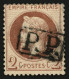 2c Lauré (n°26) Obl. P.P Encadré. Rare Sur 2c. Signé SCHELLER. TB. - 1849-1876: Klassik