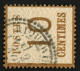 ALSACE LORRAINE : 10c Obl. Cachet Français Perlé Type 24 RIQUEWIHR. RARETE. TB. - 1849-1876: Classic Period